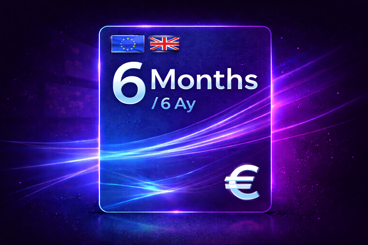Europe 6 Months / 6 Ay IPTV